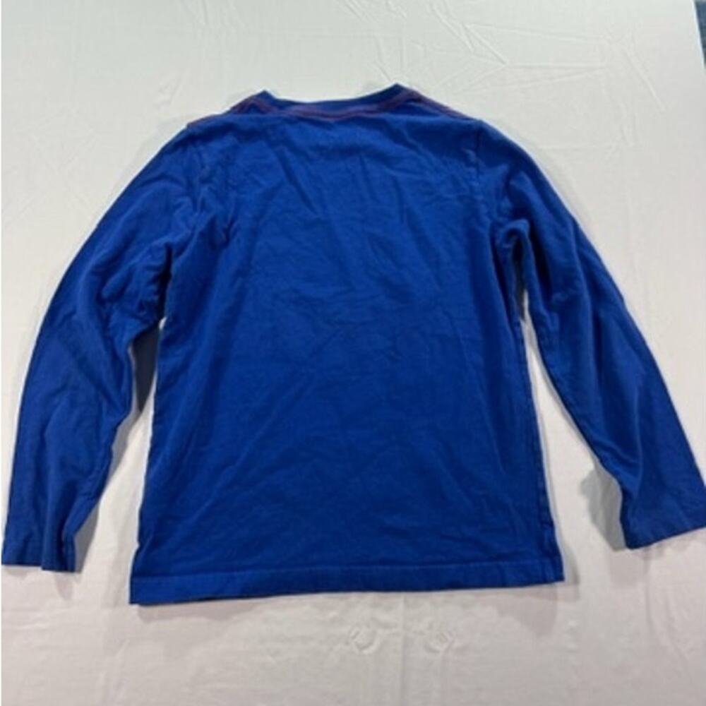 Mini Boden Boys Blue Vehicle Long Sleeve Shirt Size 9/10 yr - Picture 3 of 3